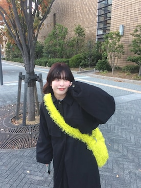 「GRAIN（グレイン）のアイテム」を使った、cko5aさん（レディース・153cm）の冬コーディネート