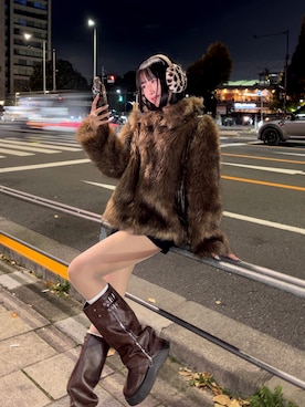 runaさん（レディース・166cm）の冬コーディネート