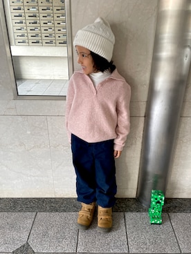 「RALPH LAUREN（ラルフ ローレン）のアイテム」を使った、shinさん（キッズ・120cm）の冬コーディネート