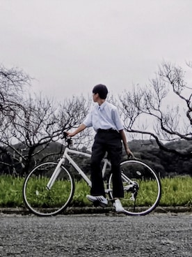 「アイテム（ベルト）」を使った、kanata0827さん（メンズ・165cm）の冬コーディネート