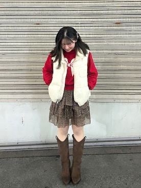 「GAP（ギャップ）のアイテム」を使った、o429qさん（レディース・151cm）の冬コーディネート