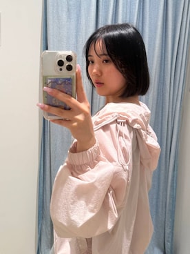 「BAYFLOW（ベイフロー）のアイテム（ブルゾン）」を使った、bfmaritanさん（レディース・157cm）の春コーディネート