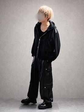 「アイテム（パーカー）」を使った、Ryuseiさん（メンズ・175cm）の夏コーディネート