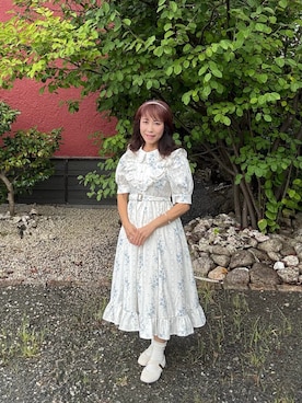 「しまむら（シマムラ）のアイテム（ワンピース/ドレス）」を使った、cream1010さん（レディース・149cm）の秋コーディネート