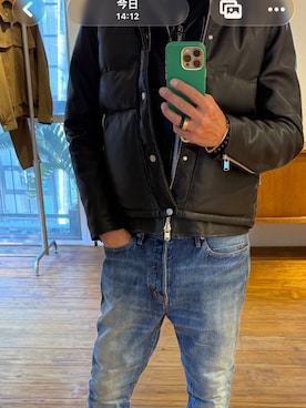 「nonnative（ノンネイティブ）のアイテム」を使った、deku91さん（メンズ・180cm）の冬コーディネート