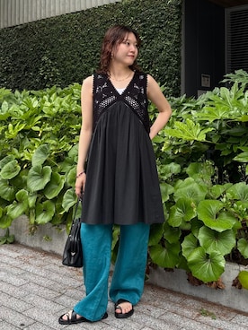 Haruさん(レディース・155cm)の夏コーディネート