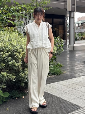 「B.C STOCK（ベーセーストック）のアイテム」を使った、Haruさん（レディース・155cm）の夏コーディネート