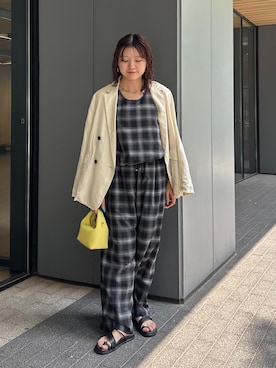「B.C STOCK（ベーセーストック）のアイテム」を使った、Haruさん（レディース・155cm）の夏コーディネート