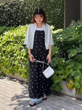 「B.C STOCK（ベーセーストック）のアイテム」を使った、Haruさん（レディース・155cm）の夏コーディネート