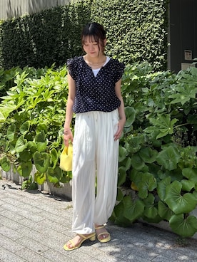 「MILLER（ミラー）のアイテム」を使った、Haruさん（レディース・155cm）の夏コーディネート