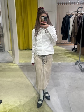 「Oriens JOURNAL STANDARD（オリエンス ジャーナルスタンダード）の【Renatta Jop/レナッタ ホップ】 AJAX（その他シューズ、ブラック系）」を使った、otohaさん（レディース・152cm）の冬コーディネート