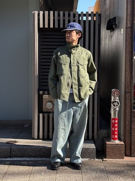 「bal（バル）のアイテム」を使った、OKAKUさん（メンズ・177cm）の冬コーディネート