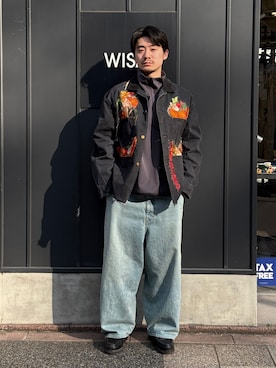 「bal（バル）のアイテム」を使った、OKAKUさん（メンズ・177cm）の冬コーディネート