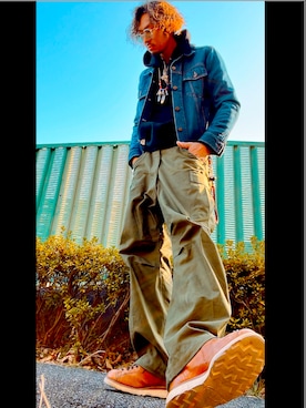 「Chippewa（チペワ）のアイテム」を使った、anatanosapotaさん（メンズ・178cm）の冬コーディネート