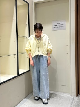 「CIAOPANIC TYPY（チャオパニックティピー）のアイテム」を使った、HONOさん（レディース・156cm）の春コーディネート