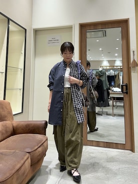 「etsinta（エシンタ）のアイテム」を使った、HONOさん（レディース・156cm）の秋コーディネート