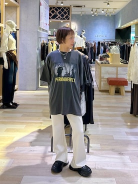 「LEPSIM（レプシィム）のアイテム（Tシャツ/カットソー）」を使った、takihazuさん（レディース・148cm）の秋コーディネート