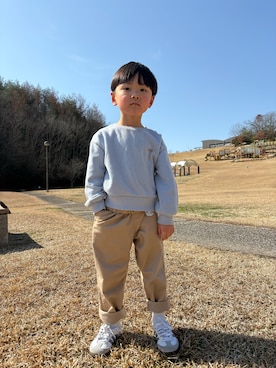 「Lee（リー）のアイテム（トップス）」を使った、fk4711さん（キッズ・110cm）の春コーディネート