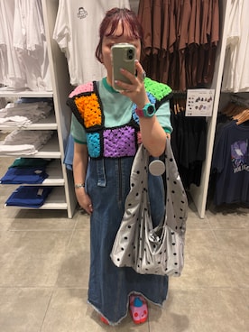 「Handmade（ハンドメイド）のアイテム」を使った、まりっぺさん（レディース・152cm）の秋コーディネート
