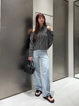 「CODE A（コードエー）のアイテム」を使った、kanami927さん（レディース・161cm）の春コーディネート