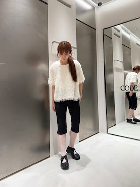 「CODE A（コードエー）のアイテム（トップス）」を使った、kanami927さん（レディース・161cm）の夏コーディネート