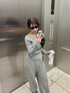 「CODE A（コードエー）のアイテム（トップス）」を使った、kanami927さん（レディース・161cm）の冬コーディネート