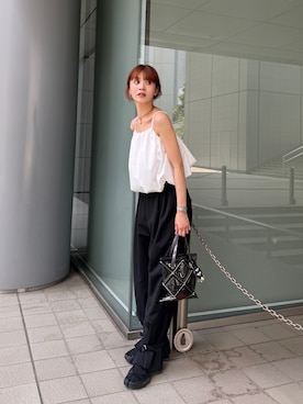 「CODE A（コードエー）のアイテム（トップス）」を使った、kanami927さん（レディース・161cm）の夏コーディネート