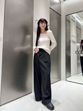 「CODE A（コードエー）のアイテム（トップス）」を使った、kanami927さん（レディース・161cm）の冬コーディネート