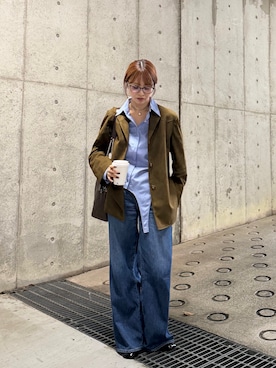 「CODE A（コードエー）のアイテム」を使った、kanami927さん（レディース・161cm）の秋コーディネート