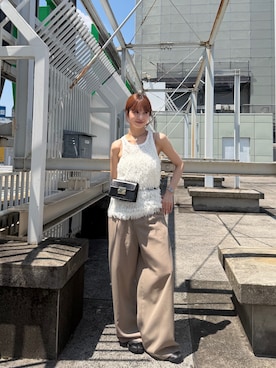 「CODE A（コードエー）のアイテム（トップス）」を使った、kanami927さん（レディース・161cm）の夏コーディネート