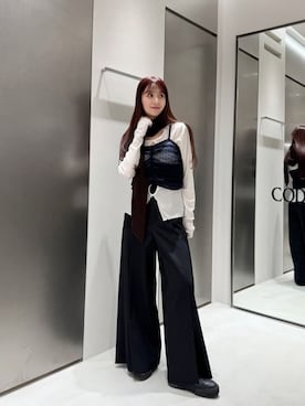 「CODE A（コードエー）のアイテム（トップス）」を使った、kanami927さん（レディース・161cm）の冬コーディネート