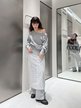 「CODE A（コードエー）のアイテム（トップス）」を使った、kanami927さん（レディース・161cm）の冬コーディネート