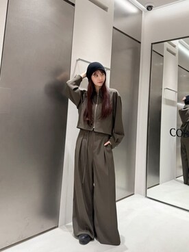 「CODE A（コードエー）のアイテム（ジャケット/アウター）」を使った、kanami927さん（レディース・161cm）の冬コーディネート