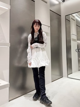 「CODE A（コードエー）のアイテム」を使った、kanami927さん（レディース・161cm）の冬コーディネート
