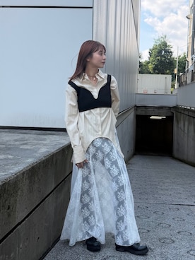 「CODE A（コードエー）のアイテム」を使った、kanami927さん（レディース・161cm）の秋コーディネート