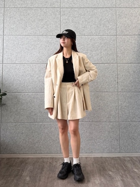 「CODE A（コードエー）のアイテム」を使った、kanami927さん（レディース・161cm）の春コーディネート