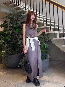 「CODE A（コードエー）のアイテム（カーディガン/ボレロ）」を使った、kanami927さん（レディース・161cm）の夏コーディネート