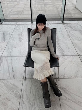 「CODE A（コードエー）のアイテム」を使った、kanami927さん（レディース・161cm）の冬コーディネート