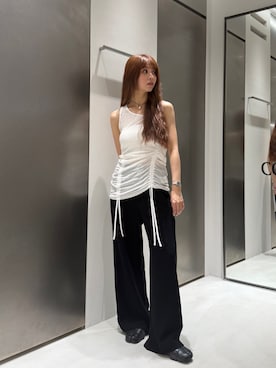 「CODE A（コードエー）のアイテム（トップス）」を使った、kanami927さん（レディース・161cm）の夏コーディネート
