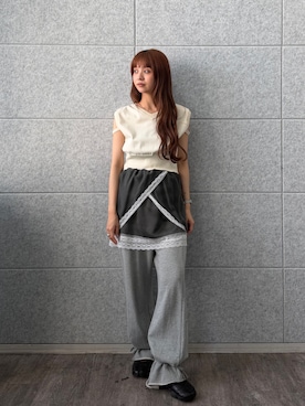 「CODE A（コードエー）のアイテム（トップス）」を使った、kanami927さん（レディース・161cm）の夏コーディネート