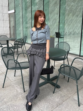 「CODE A（コードエー）のアイテム（トップス）」を使った、kanami927さん（レディース・161cm）の夏コーディネート