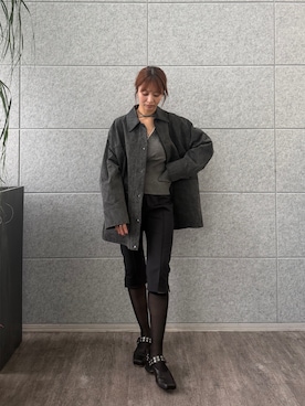「CODE A（コードエー）のアイテム」を使った、kanami927さん（レディース・161cm）の秋コーディネート