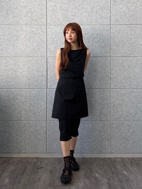 「CODE A（コードエー）のアイテム（ワンピース/ドレス）」を使った、kanami927さん（レディース・161cm）の夏コーディネート