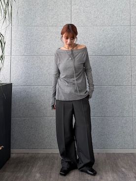 「CODE A（コードエー）のアイテム」を使った、kanami927さん（レディース・161cm）の秋コーディネート