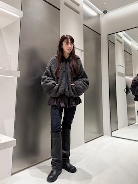 「CODE A（コードエー）のアイテム（トップス）」を使った、kanami927さん（レディース・161cm）の冬コーディネート