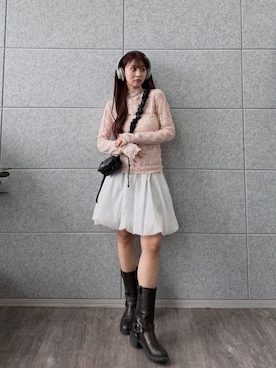 「CODE A（コードエー）のアイテム」を使った、kanami927さん（レディース・161cm）の冬コーディネート