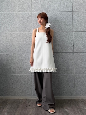 「CODE A（コードエー）のアイテム」を使った、kanami927さん（レディース・161cm）の夏コーディネート