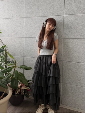 「CODE A（コードエー）のアイテム」を使った、kanami927さん（レディース・161cm）の春コーディネート