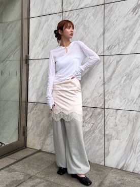 「CODE A（コードエー）のアイテム」を使った、kanami927さん（レディース・161cm）の秋コーディネート