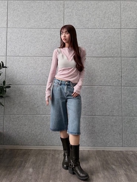 「CODE A（コードエー）のアイテム」を使った、kanami927さん（レディース・161cm）の冬コーディネート